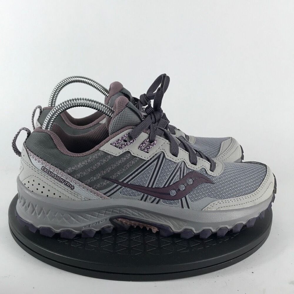 Saucony Excursion TR14 Gray Trail Running Shoes S10584-16 Women’s Size 8.5 - Picture 4 of 12